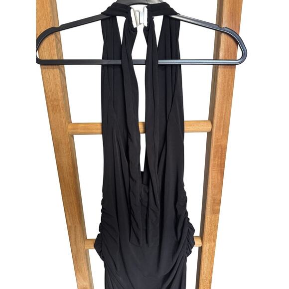 I.Am.Gia NWT Valentina Maxi Dress Halter Open Back Mermaid Skirt Black Size Smal - Picture 8 of 12